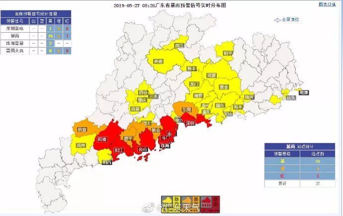 可怕！今早东莞多地严重水浸！未来几天将发生暴雨到大暴雨+8级大风.........