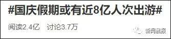 出游人次预计近800000000！网友：去这里，永远不会堵！