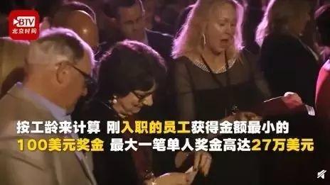 别人家的年终奖！公司给员工发7000万奖金，人均35万，最多190万！