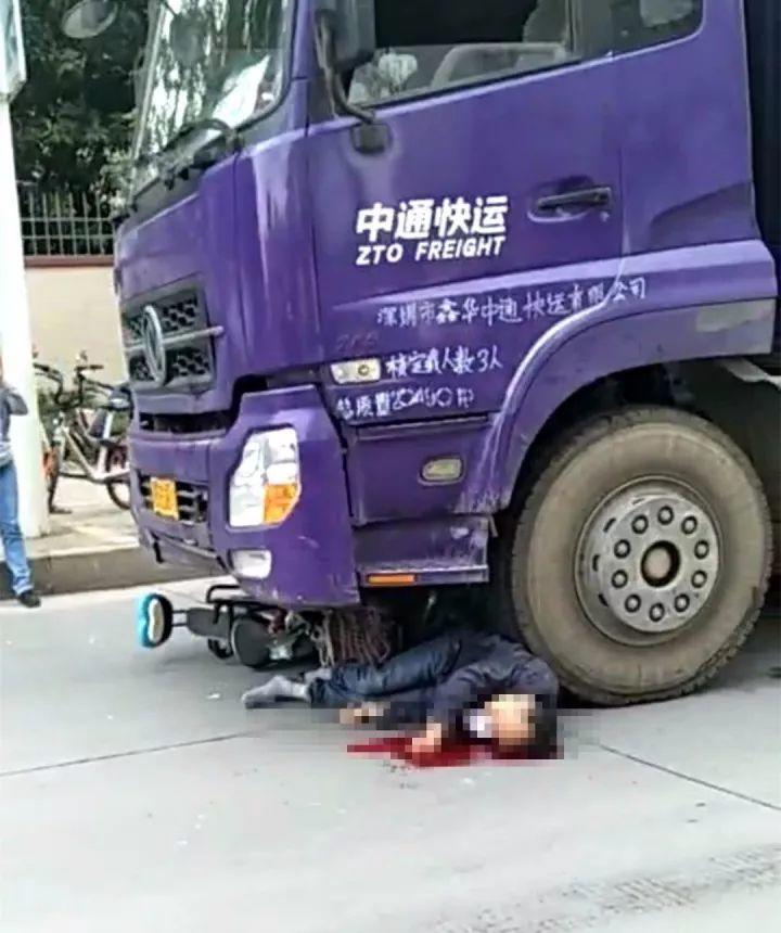 痛心！东莞女生骑车被货车撞倒，惨状太吓人……