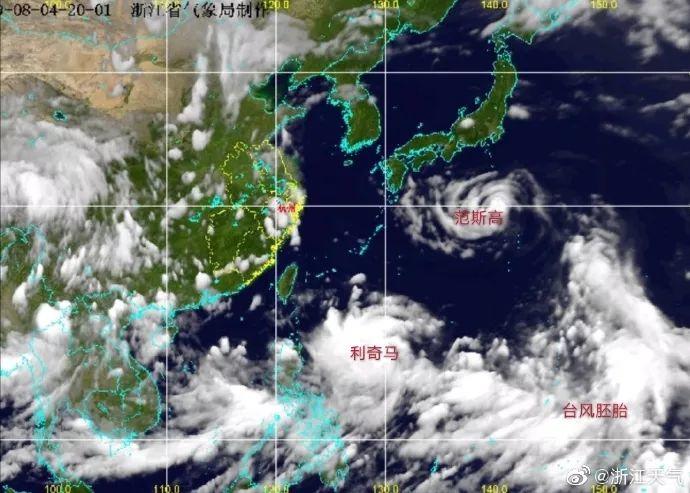 台风三兄弟！第9号台风“利奇马”已生成，10号台风即将生成！东莞未来一周......