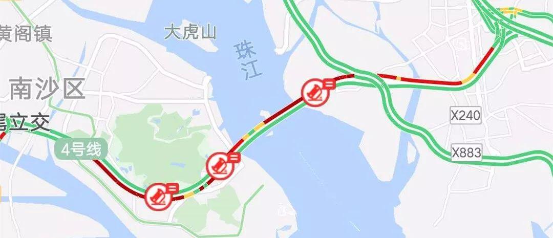 深夜东莞人的朋友圈都堵哭了！南沙大桥塞成新景点！