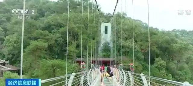 东莞黄旗山内一人行天桥玻璃爆裂坠落，碎玻璃散落一地！路人心慌慌……