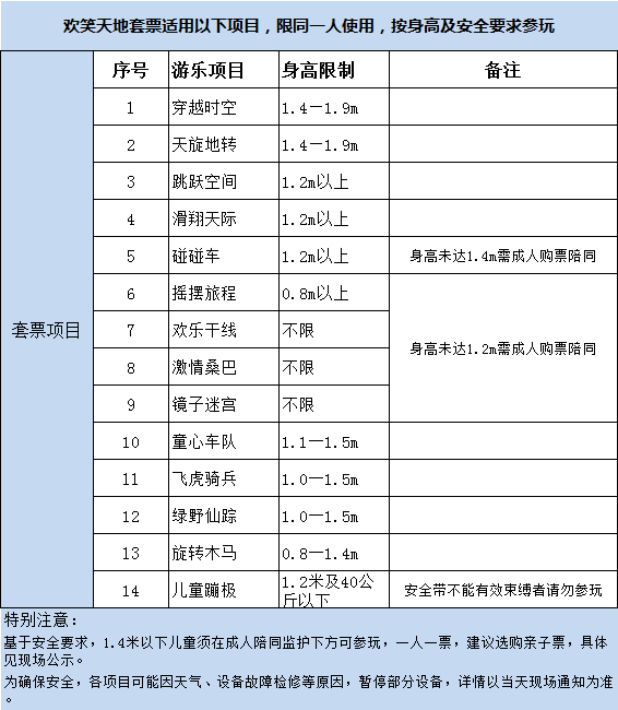 假期嗨起来~39.9元欢笑天地14项机动游戏+肯德基（香辣鸡腿堡+可乐）穿越时空，天旋地转····无限次任玩！