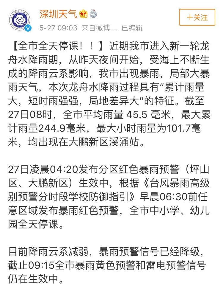 可怕！今早东莞多地严重水浸！未来几天将发生暴雨到大暴雨+8级大风.........