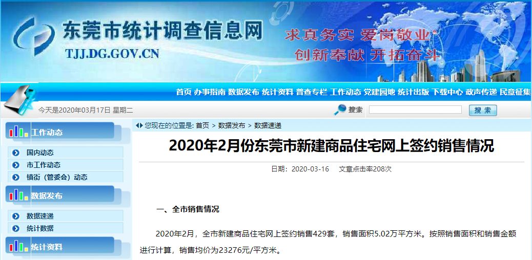 东莞2月房价不降反升，创历史新高！首次突破2.3万元/平！