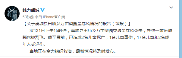 景区突遭尘卷风袭击，孩子被卷上天！已致2死20伤 ，现场画面曝光！