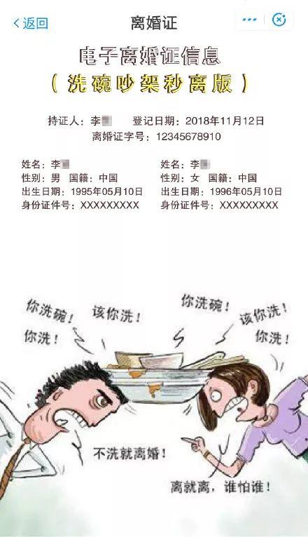 电子离婚证来了！在家就能一键离婚？！