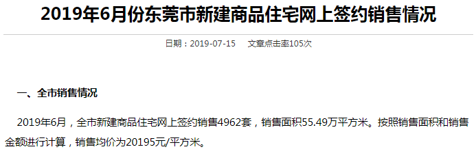 东莞6月房价又破2万元/㎡！现在买套房要多少钱？
