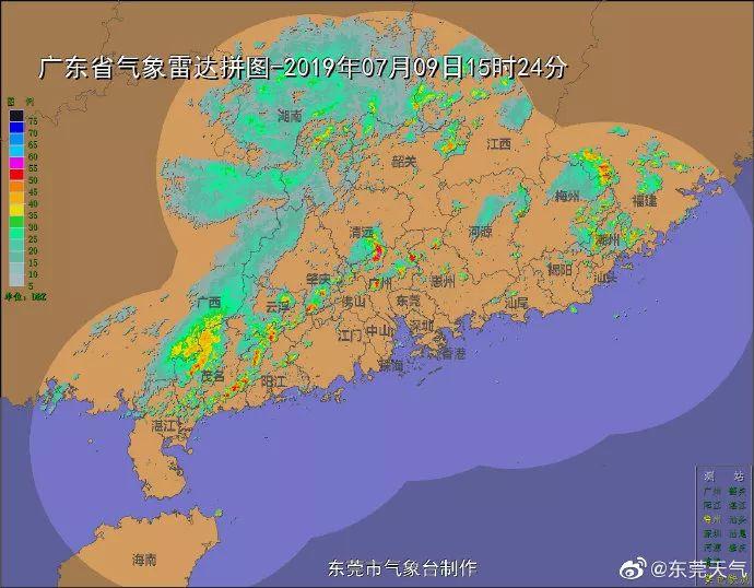 东莞人注意！一波强降水和8-10级的雷雨大风即将杀到！