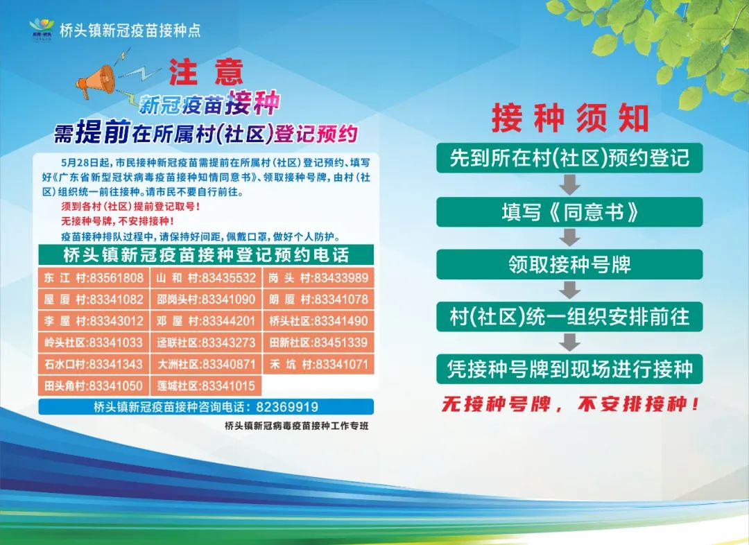 东莞突破1000万剂！各镇街新冠疫苗接种时间有调整！