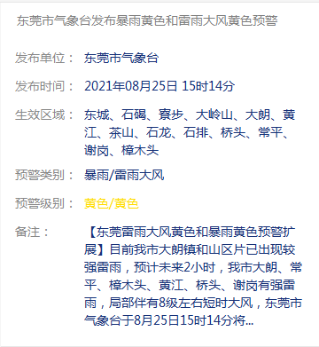 紧急！8级大风+雷暴+暴雨即将杀到！未来几天东莞....
