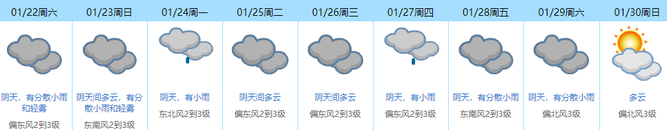 冷空气+雨水再次来袭！东莞春节气温降至个位数！