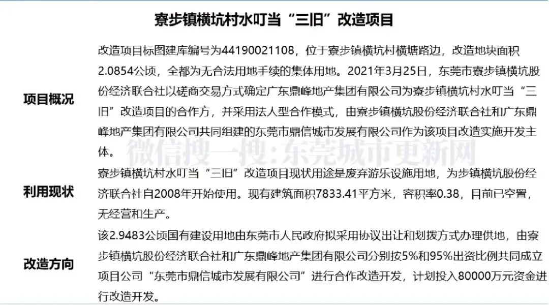 羡慕！东莞这30条村要拆迁改造！有没你家？