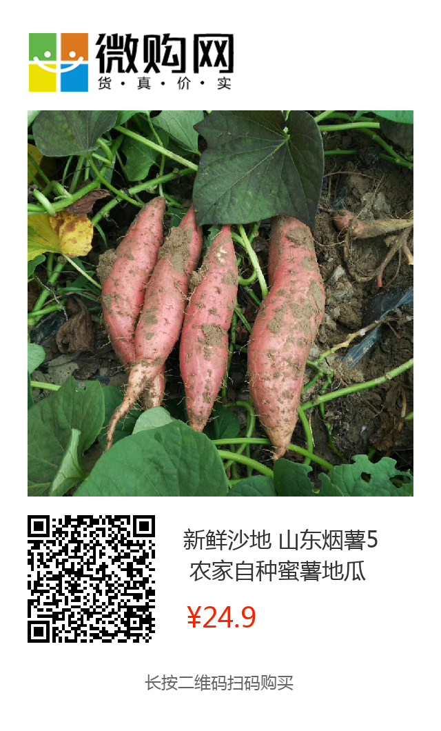 【全国包邮】现挖山东烟薯24.9/箱，甜心流蜜，软糯香甜，整个小区都能闻到香味！