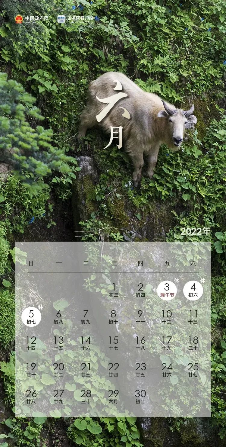 放假通知！