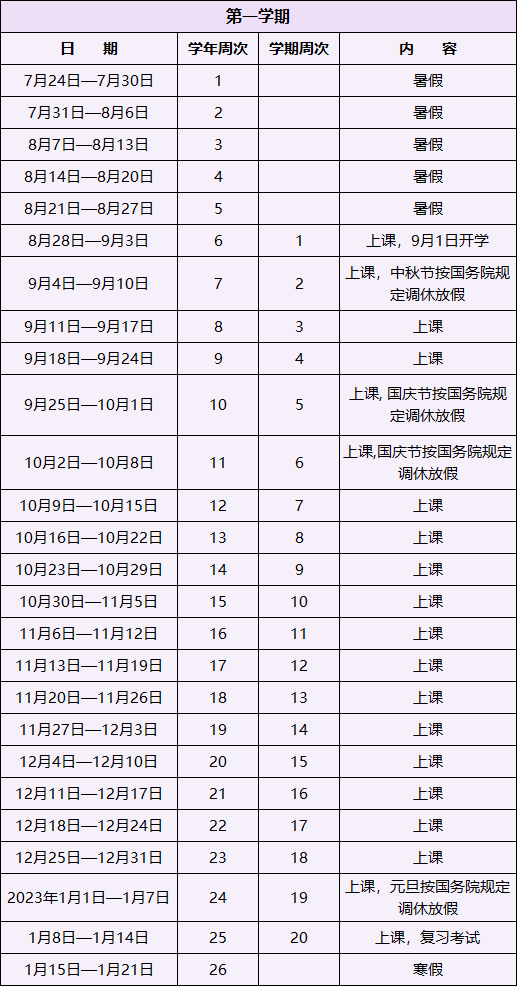 刚刚！东莞中小学新学年校历出炉！寒暑假时间定了