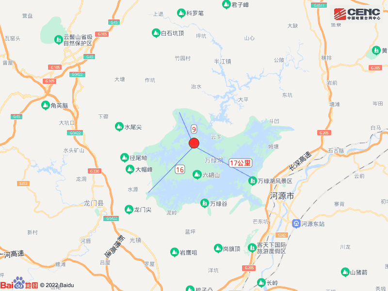 东莞有震感！凌晨，广东一地发生地震