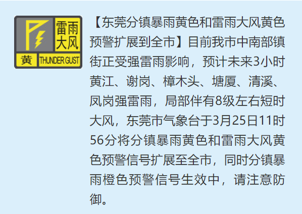 今年以来最强降水！东莞下雨将持续到...
