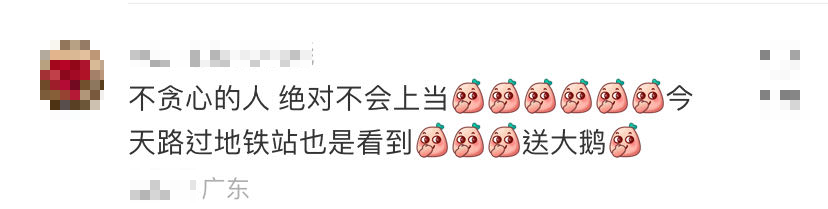 东莞街头惊现"扫码送大鹅"套路！小心上当受骗！