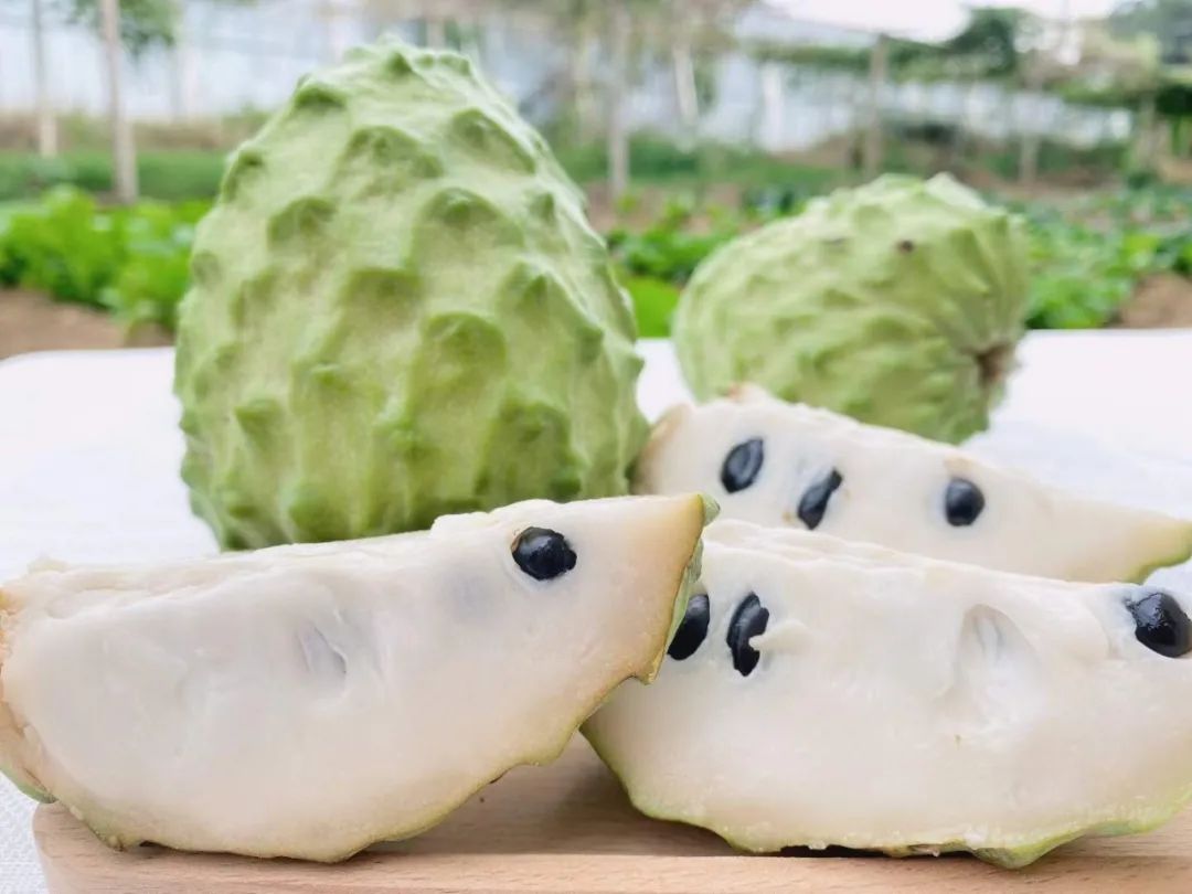 超甜的【广西牛奶释迦果29.9/箱】冰淇淋般口感，绵软丝滑，水果界的牛奶冰淇淋！