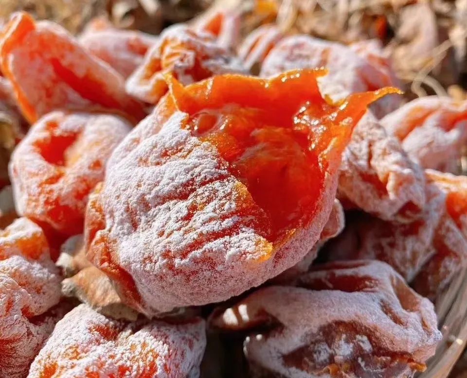 一年只卖30天！2023头茬富平糖心柿饼19.9/箱！甜如蜜、软如棉、溏心十足！
