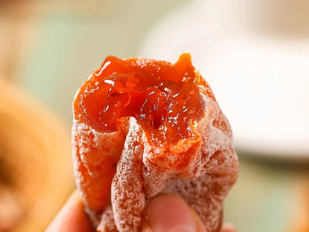 “Q弹溏心柿饼”！19.9/箱！只有富平核心产区，才能出这样软糯香甜、肉厚满霜的柿饼！