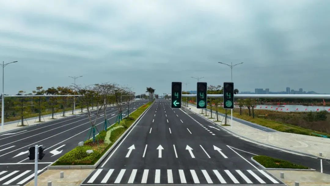 虎门大道南延线全线通车！总投资1.5亿元，全长约1.3公里，双向8车道→