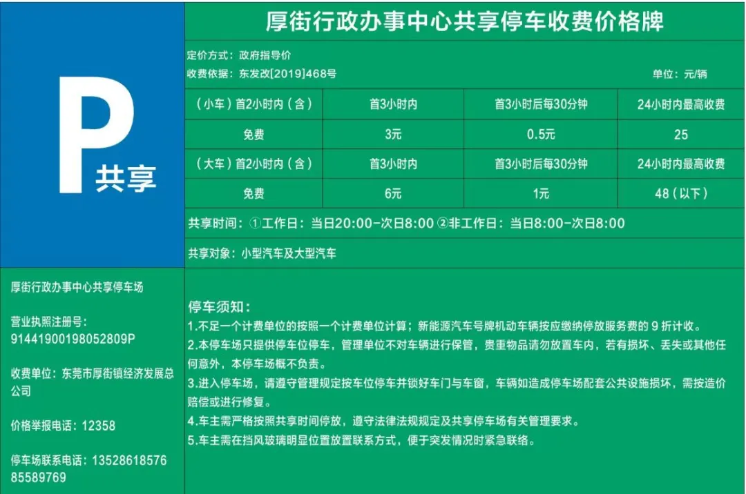 明确了！免费停12小时！东莞这一停车场对外开放！