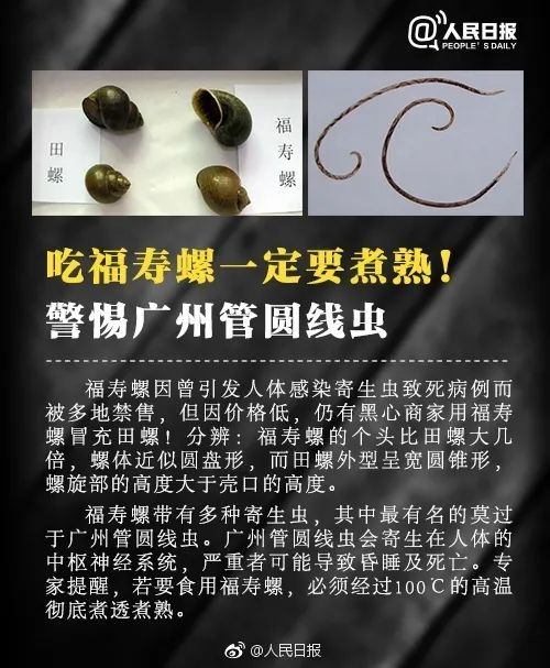 一口6000条寄生虫！别碰！别吃！