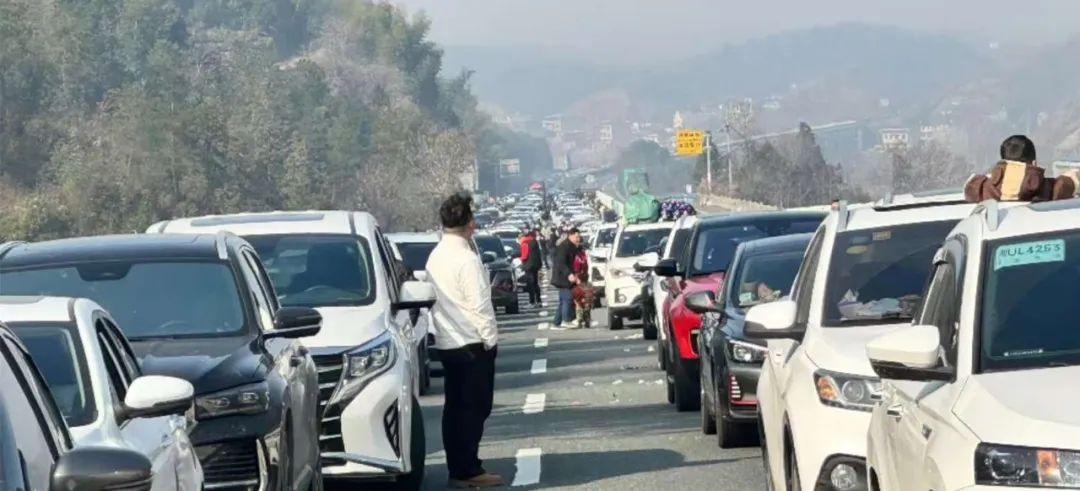 高速上堵到“崩溃”，粤S这些车全部被罚200扣6分！